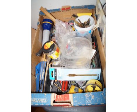 Box of hand tools and others