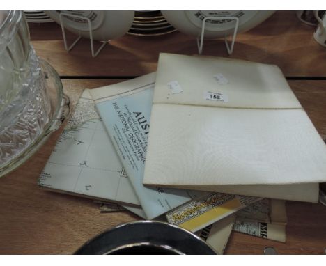 A selection of vintage maps etc