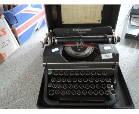 A vintage Underwood Universal typewriter