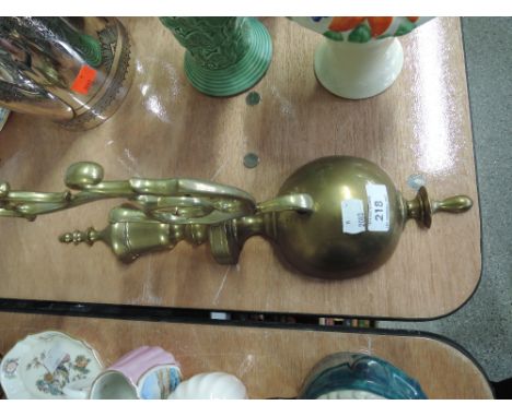 A vintage brass wall bracket