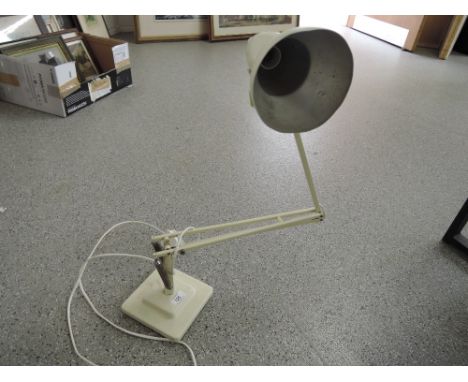 A vintage angle poised lamp