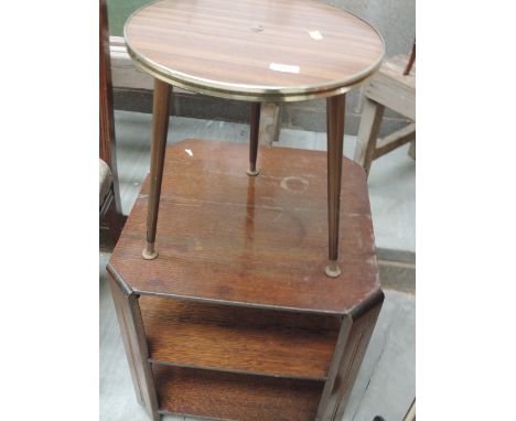 Two vintage occasional tables
