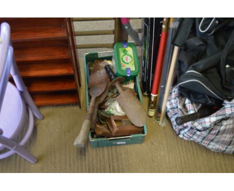 A tray of various tools and accessories 