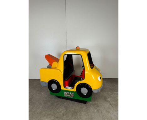 Jolly Roger Dream Street Magic Time Buddy Kiddie Ride ca. 2000 features Magic Time Buddy the pickup truck from the Dream Stre