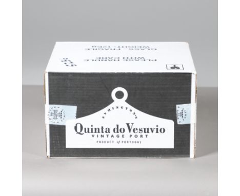 6 bottles of Quinta do Vesuvio Vintage Port 2016, 750ml and in an unopened cardboard box. Box 35cms by 32cms *Part of a large