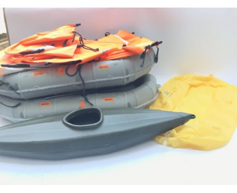 Cherilea Toys Action Man Boats.Canoe and Life Raft.