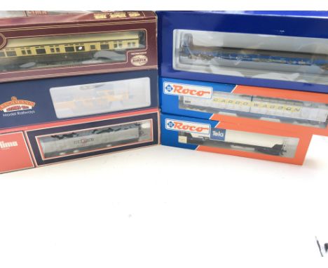 A Collection of 7 ‘00’ Gauge Boxed Coaches. Including Lima. Bachmann. Airfix. Roco and Heljan.