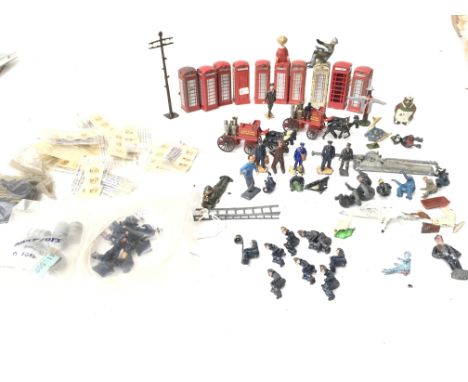 A Collection Of Dinky Figures. Spare Transfers. Lensey toys and Die-Cast Phone boxes.(C18)