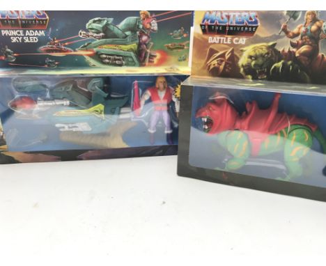 A Masers of the Universe Origins Prince Adam Sky Sled and Battle Cat both boxed 2020 (2)