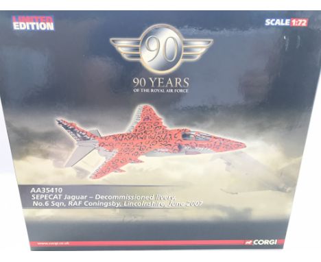 A Boxed Corgi Sepecat Jaguar. #AA35410 Scale 1:72