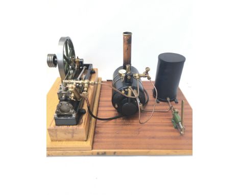 A Stuart Models Steam Engine including Feed Pump &amp; Reservoir. Includes oils and certificate of authentication.