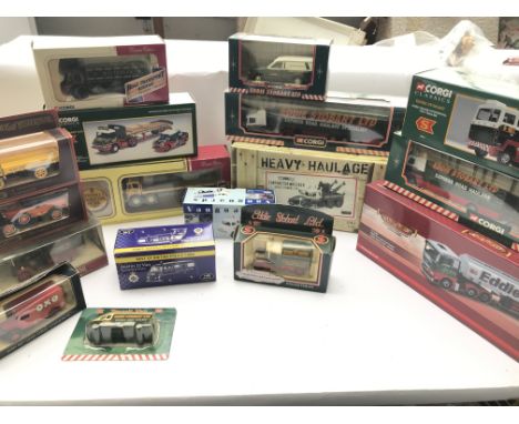 A Collection of Boxed Die Cast including Corgi. Van Guards. Matchbox.