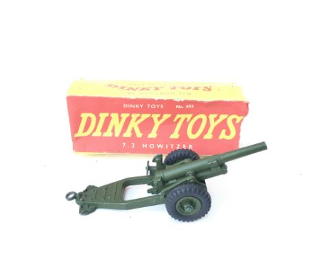 A Boxed Dinky 7.2 Howitzer Gun #693.