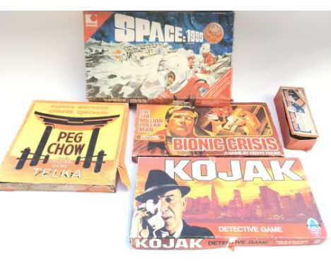 Collection of five vintage games.