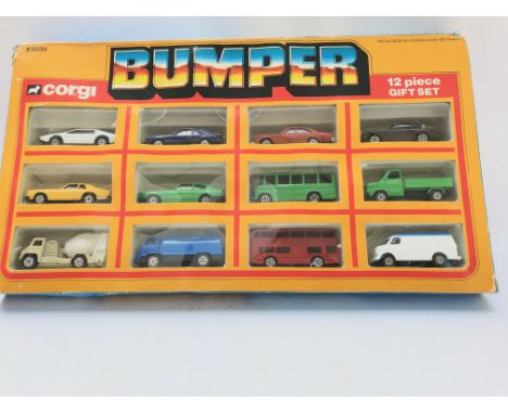 A Boxed Corgi Bumper 12 Piece Gift Set.