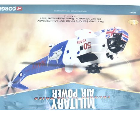 A Boxed Corgi Westland Sea King MK.50 '50th Anniversary' #AA33407.