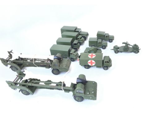 A Collection of Dinky Military Vehicles. Including Missile Erectors.3 Ton Army Trucks etc.(Mil5).