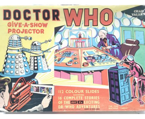 A Rare Chad Valley Doctor Who Give A Show Projector with Slides. Boxed.