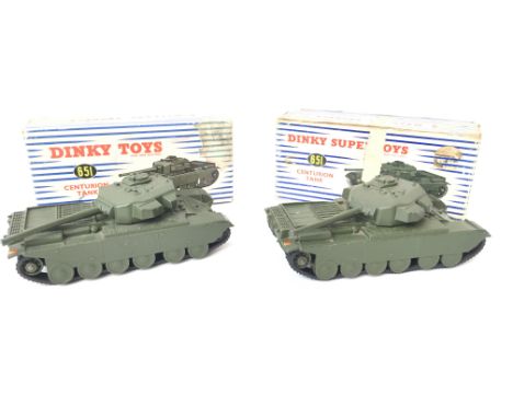 2 X Boxed Dinky Centurion Tanks #651