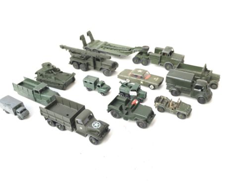 A Collection of Military Die Cast Vehicles including Solido. Lone Star. Dinky and Corgi.(M5B)