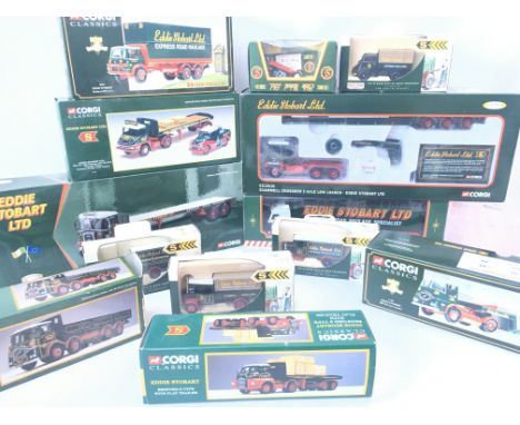 A Collection of Corgi. Days Gone Eddie Stobart Vehicle's all Boxed.
