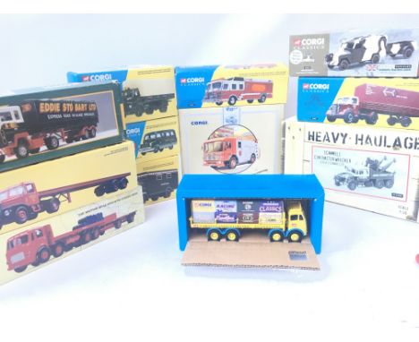 A Collection of Corgi Classics, including Heavy Haulage. Stobart. Etc.