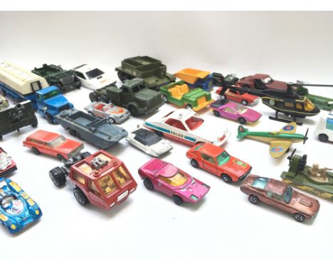 A Collection of Playworn Diecast Vehicle’s including Matchbox. Corgi etc.