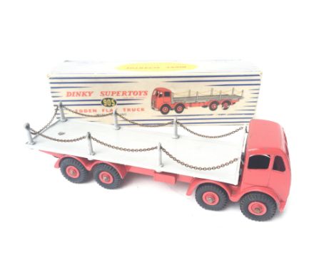 A Boxed Dinky Supertoys Foden Flat Truck with Chains. #905