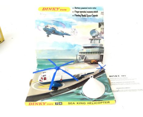 A Boxed Dinky Sea King Helicopter #724.