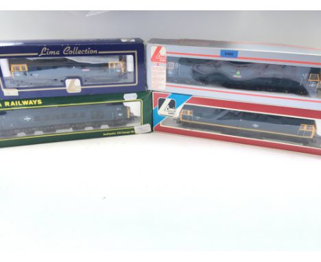 4 X Boxed 00 Gauge alocomotives including Lima and Replica Railways.