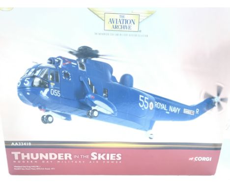 A Boxed Corgi Thunder in the Skies Westland Sea King HAS.MKI #AA33410.