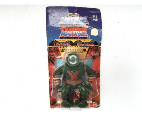A Carded Masters of the Universe Leech by Mattel. Card is Warn.