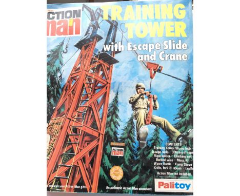 A Palitoy Action Man Training Tower. Appears to be complete.