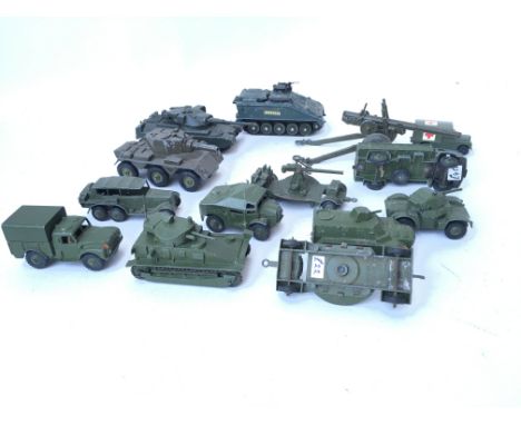 A Collection of Die-Cast Military Vehicles including Dinky.(M10 B).