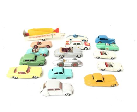 A Collection of Loose Dinky Vehicles including Jaguar.Citroen.Triumph. Etc.(C9).