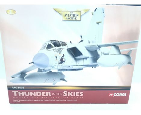 A Boxed Corgi Thunder In the Skies Panavia Tornado GR.4A #AA33606. Scale 1:72. Sealed.