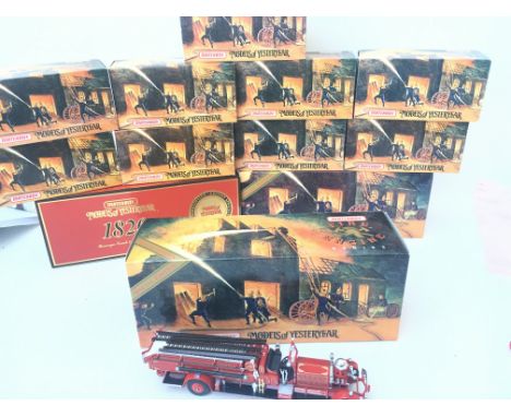 A Collection of Matchbox Models of Yesteryear mostly the Fire Engine Series. All Boxed.