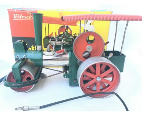 A Boxed Wilesco Old Smoky Steam Roller.