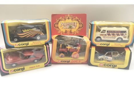 5 boxed Corgi vehicles including Animal #2033 Jaguar XJS #329. data post Metro #281 and 2 x Vantastic #432 and 431.