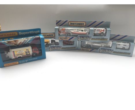 3 X boxed Matchbox Convoy Combinations and a Superkings Money box #K-88.