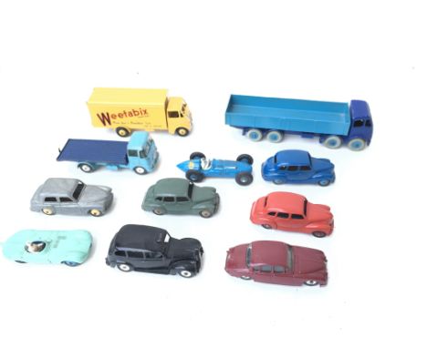 A Collection of Loose Dinky Vehicles including A Foden Truck. A Guy Weetabix Van. Etc.(C 10).