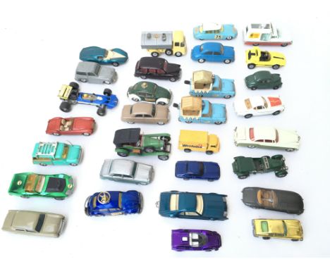 A Box Containing A Collection of Playworn Corgi Vehicles.(C8)