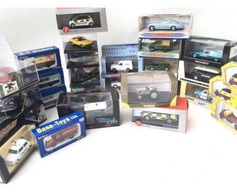 A Box Containing a Collection of Various Boxed Diecast Vehicles including Corgi,Dinky. Classix. Base-Toys. Vanguards etc.