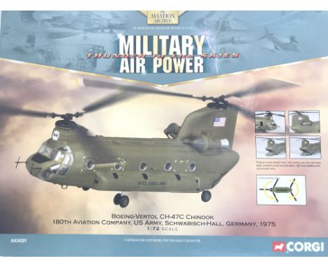 A Boxed Corgi Boeing-Vertol CH-47C Chinook #AA34201.