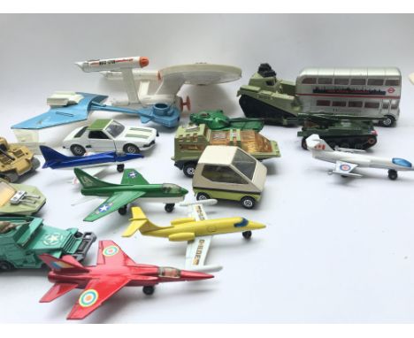 A Collection of Playworn Diecast including Matchbox.Dinky and Corgi.