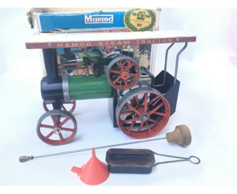 A Boxed Mamod Steam Tractor Boxed 1972