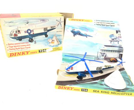 A Boxed Dinky Sea King Helicopter #724.