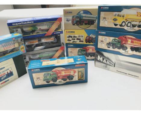 A Collection of Corgi Classic And other Petrol tankers. All boxed.
