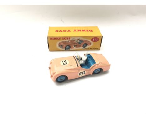 A Boxed Dinky Triumph TR2 Sports #111