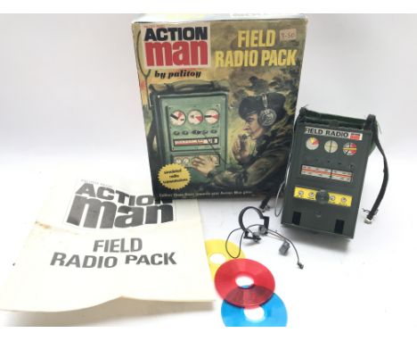 A Boxed Action Man Field Radio Pack.